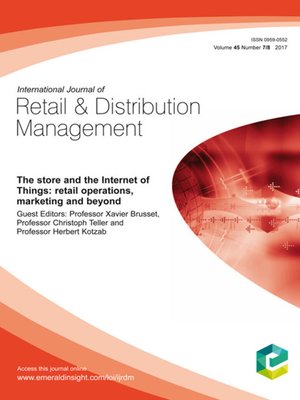 cover image of International Journal of Retail & Distribution Management, Volume 45, Number July 8